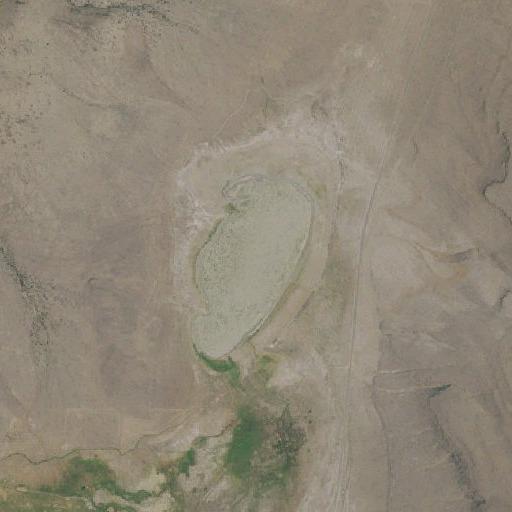 Aerial imagery of Mann Lake, OR