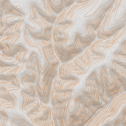 OpenTopoMap map of Meldrum Canyon, OR