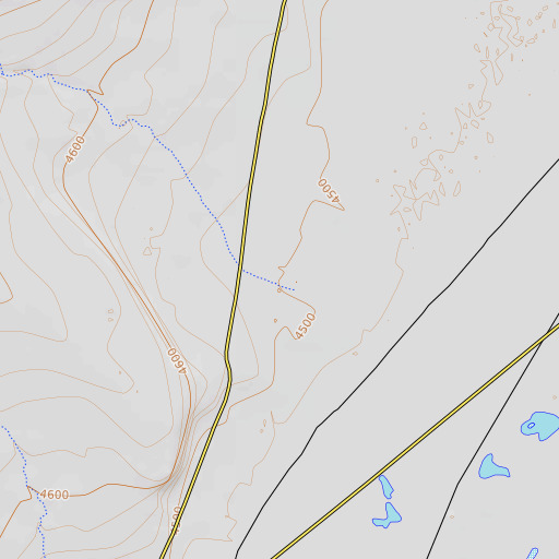OpenTopoMap map of Mulkey Wells Draw, OR