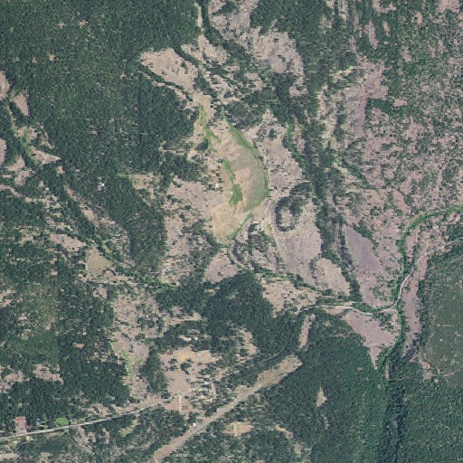 Aerial imagery of Round Prairie, OR
