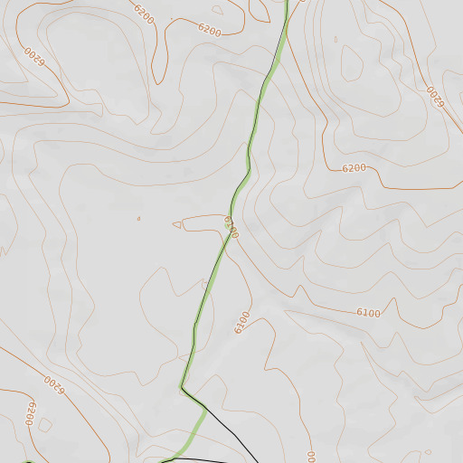 OpenTopoMap map of Sagebrush Spring, OR