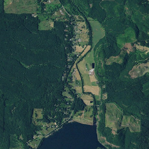 Aerial imagery of Snyder Creek, OR