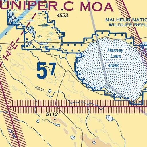 FAA VFR chart of Soldier Spring, OR