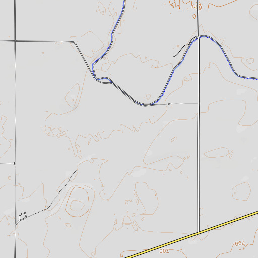 OpenTopoMap map of Spikes Gulch, OR