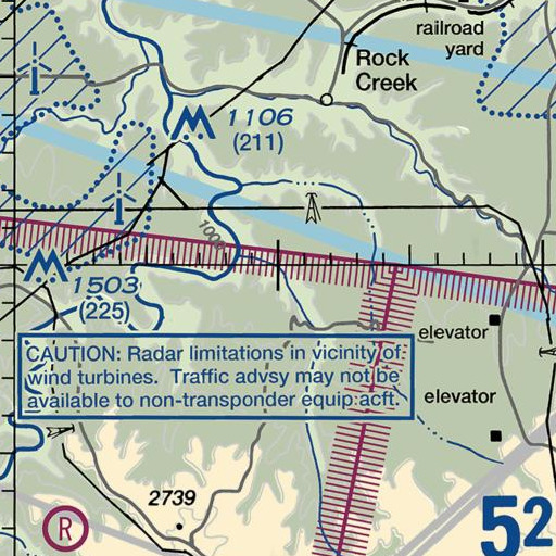 FAA VFR chart of Spring Hollow, OR