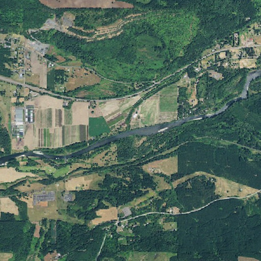 Aerial imagery of Stout Creek, OR