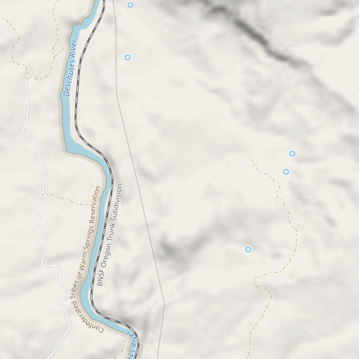 OpenStreetMap map of The Pot, OR