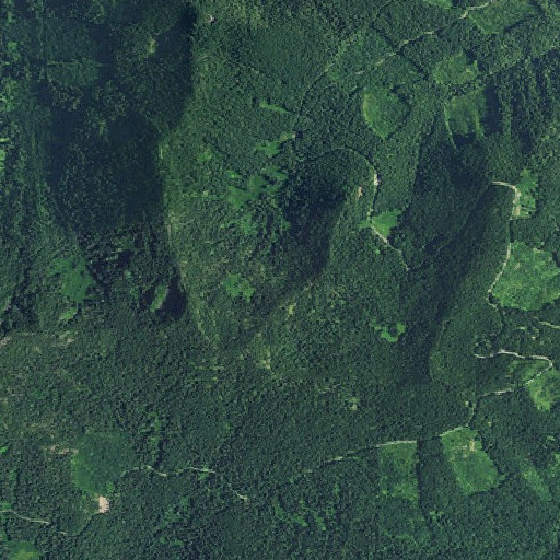 Aerial imagery of The Potholes, OR