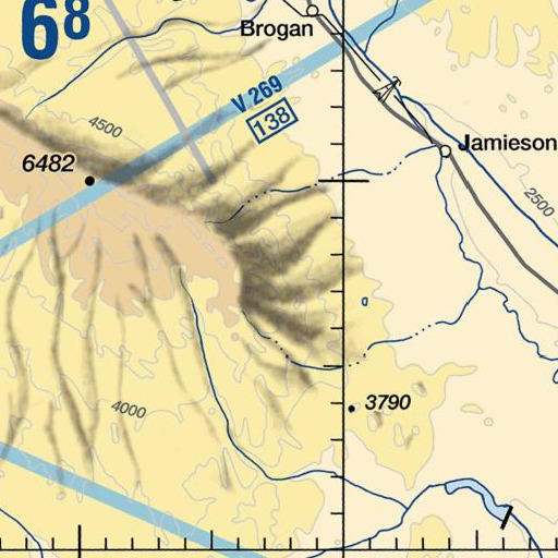FAA VFR chart of Turner Spring, OR