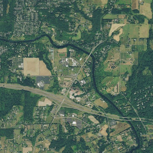Aerial imagery of Wankers Corner, OR