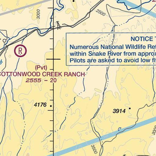 FAA VFR chart of Whiskey Spring Number Two, OR