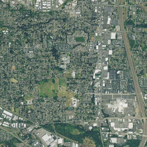 Aerial imagery of Whitcomb Elementary School, OR