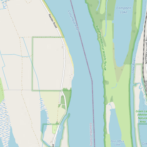 OpenStreetMap map of Willow Point, OR