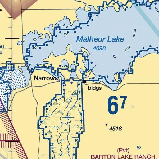 FAA VFR chart of Sodhouse Spring, OR