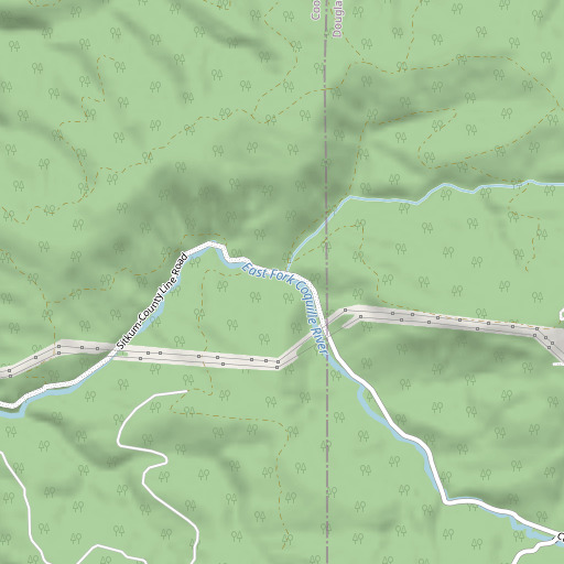 OpenStreetMap map of Knepper Creek, OR