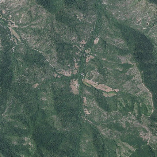 Aerial imagery of Moore Gulch, OR
