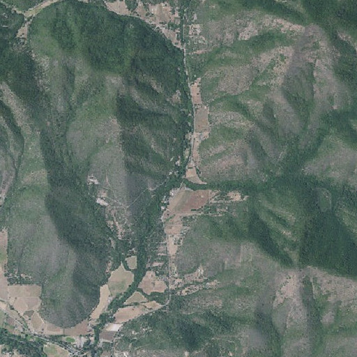 Aerial imagery of Balls Branch, OR