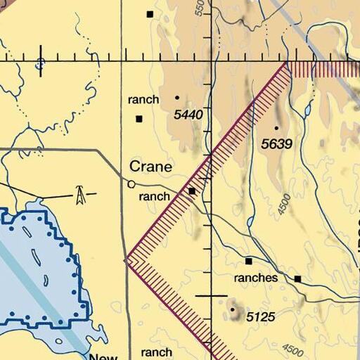 FAA VFR chart of Temple Spring, OR