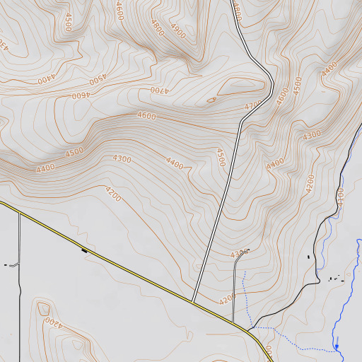 OpenTopoMap map of Temple Spring, OR
