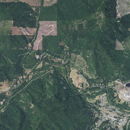 Aerial imagery of Spring Creek, OR