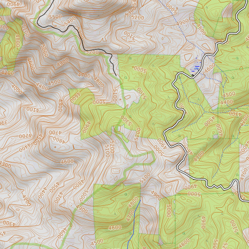 OpenTopoMap map of Cinder Prairie, OR