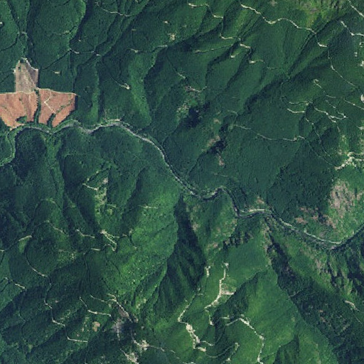 Aerial imagery of Crash Creek, OR