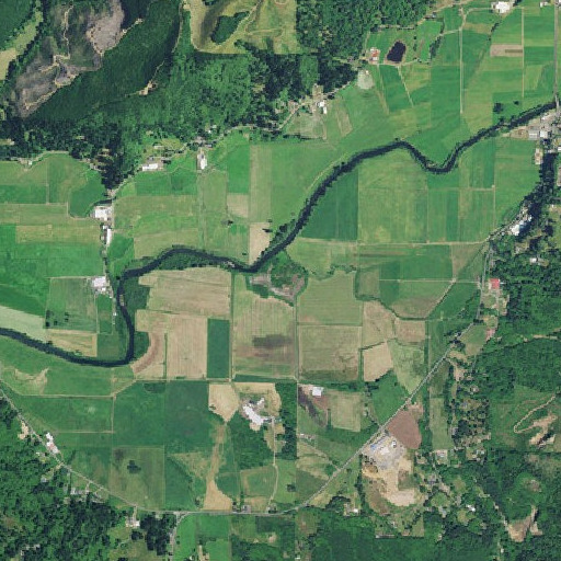 Aerial imagery of Alderman Butte, OR
