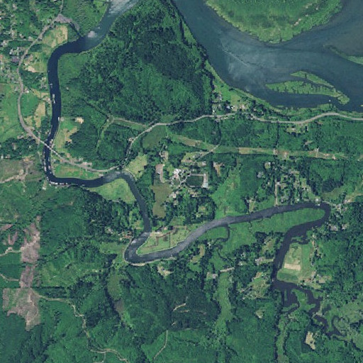 Aerial imagery of Fern Hill, OR