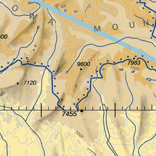 FAA VFR chart of Granite Mountain, OR