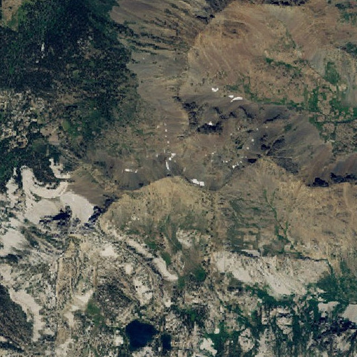 Aerial imagery of Granite Mountain, OR