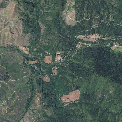 Aerial imagery of Reuben (historical), OR