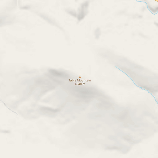 OpenStreetMap map of Table Mountain, OR