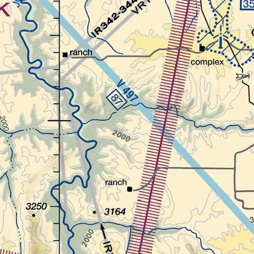 FAA VFR chart of Table Rock, OR