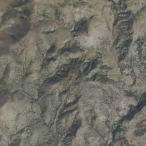 Aerial imagery of Thompson Butte, OR