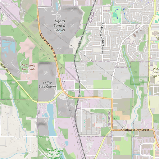 OpenStreetMap map of Tonquin, OR