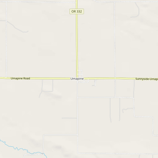 OpenStreetMap map of Umapine, OR