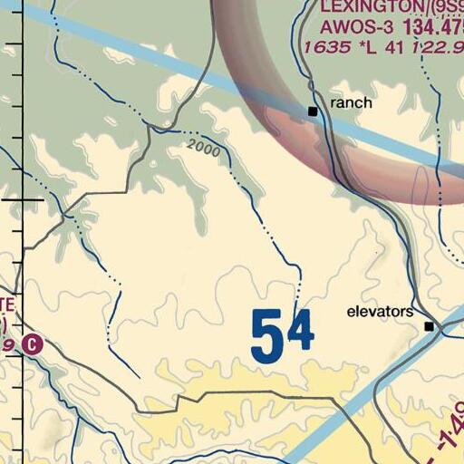 FAA VFR chart of Valby, OR