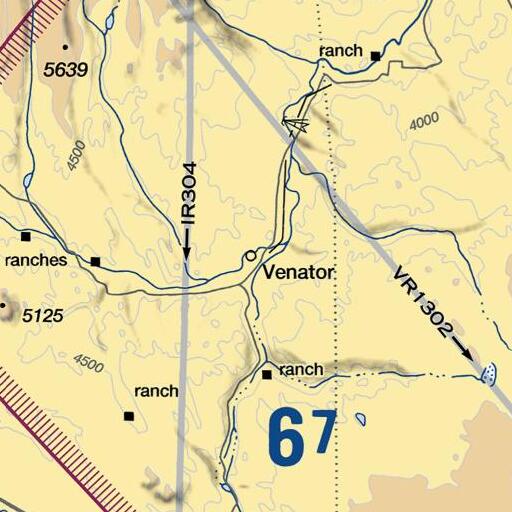 FAA VFR chart of Venator, OR