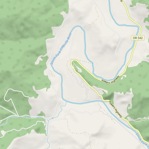 OpenStreetMap map of Warner (historical), OR