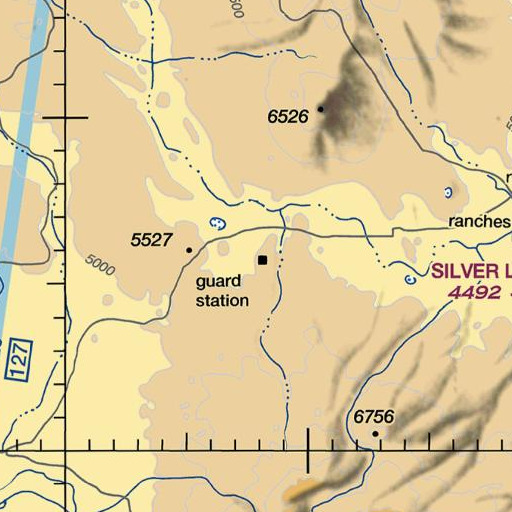 FAA VFR chart of Bear Spring, OR