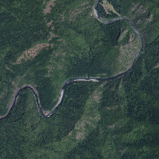 Aerial imagery of Brushy Bar, OR