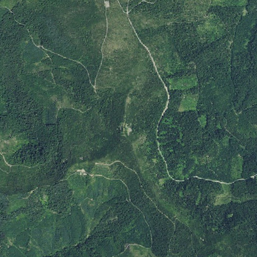 Aerial imagery of Collawash Mountain, OR