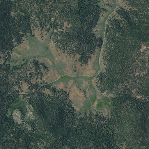 Aerial imagery of Crooked Creek Meadows, OR