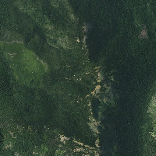 Aerial imagery of Labellevue Mine, OR