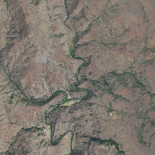 Aerial imagery of Little Wall Creek, OR