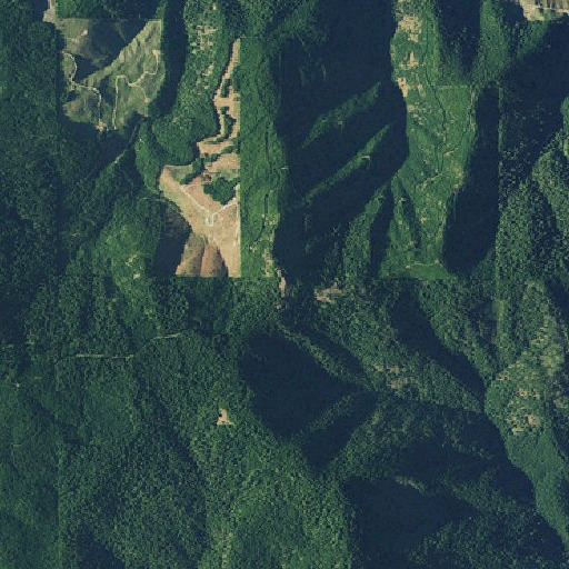 Aerial imagery of Mace Mountain, OR