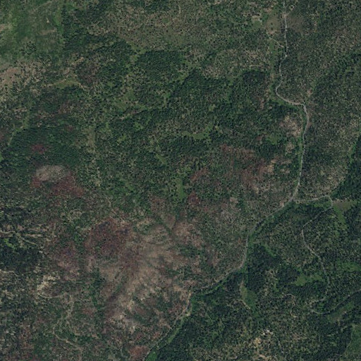 Aerial imagery of McAllister Spring, OR