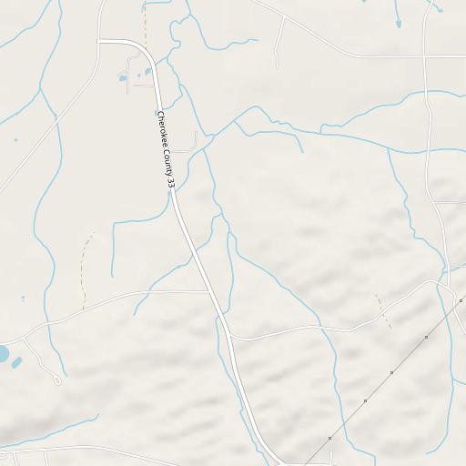 OpenStreetMap map of Bob Hollow Branch, AL