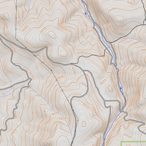OpenTopoMap map of Mountain Home, OR