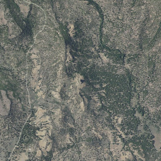Aerial imagery of Piute Rock, OR